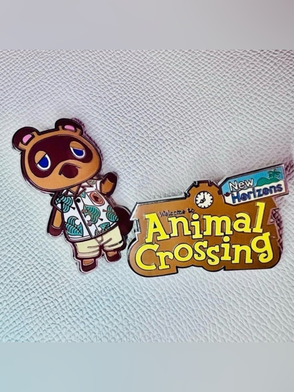 Nintendo Animal Crossing Tom Nook Enamel Pin - Brown & Cream